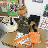 Canvas Ladies Cloth Handbags Soft Shopping Tote Vintage Casual Adjustable