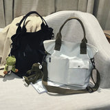 Canvas Ladies Handbag Shoulder Bag Version Buckle Ladies Crossbody Bag