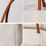 Canvas Large Shoulder Bag Women Casual Tote Ladies Storage Bag