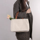 Canvas Large Shoulder Bag Women Casual Tote Ladies Storage Bag
