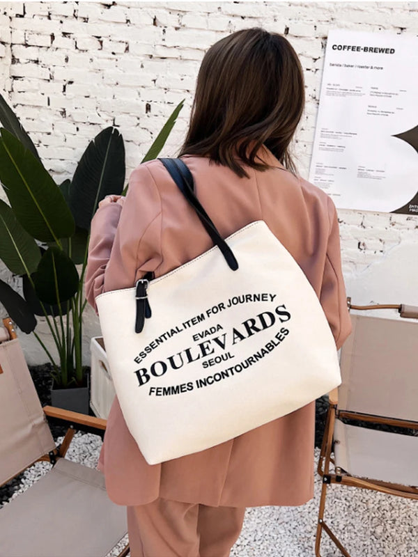 Casual Women's Large Shoulder Bag Tote Travel Shopper Handbag