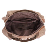Canvas Leather Men Travel Bags Big Carry On Luggage Bags Handbag Duffel Bags