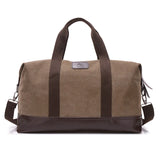 Canvas Leather Men Travel Bags Big Carry On Luggage Bags Handbag Duffel Bags