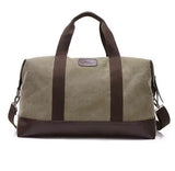 Canvas Leather Men Travel Bags Big Carry On Luggage Bags Handbag Duffel Bags
