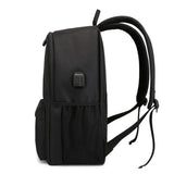 Canvas Luminous Backpack for School Teenagers Boys Girls USB Waterproof