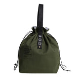 Canvas Lunch Bag Bento Box Handbag Picnic Dinner Container