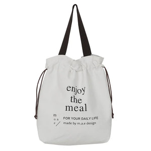 Canvas Lunch Bag Foil Lining Tote Cooler Handbag Picnic School Food Storage