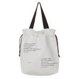 Canvas Lunch Bag Foil Lining Tote Cooler Handbag Picnic School Food Storage