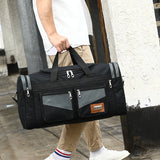 Canvas Men Travel Bag Large-capacity foldable portable travel bag