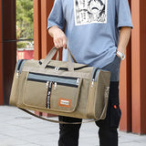Canvas Men Travel Bag Large-capacity foldable portable travel bag