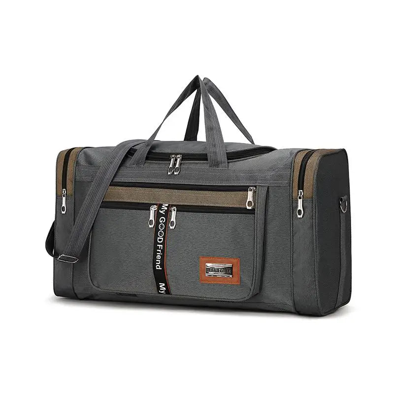 Canvas Men Travel Bag Large-capacity foldable portable travel bag