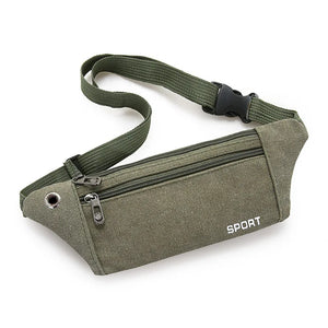 Canvas Men's Waist Packs Outdoor Sports Mountaineering Bag