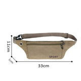 Canvas Men's Waist Packs Outdoor Sports Mountaineering Bag