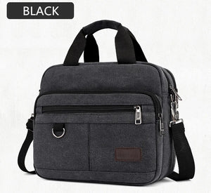 Canvas Vintage Shoulder Bag Crossbody Messenger Casual Business Travel Handbag