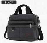 Canvas Vintage Shoulder Bag Crossbody Messenger Casual Business Travel Handbag