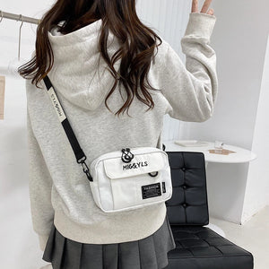 Anti Theft Yellow Messenger Bag for Women