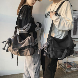 Canvas Messenger Bag Large Capacity Shoulder Bag