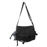 Canvas Messenger Bag Large Capacity Shoulder Bag for Men & Women