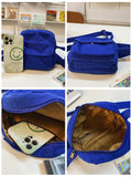 Canvas Messenger Bag Women Casual Nylon Crossbody Bag Mini Handbags