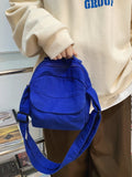 Canvas Messenger Bag Women Casual Nylon Crossbody Bag Mini Handbags