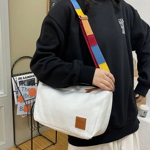 Canvas Messenger Bags for Women Shoulder Ladies Handbag Large Capacity