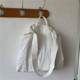 Canvas Messenger Shoulder Bag Japanese Solid Large-capacity Shopping Handbag