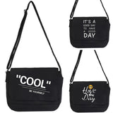 Canvas Messenger Tote Youth Casual Storage Handbag