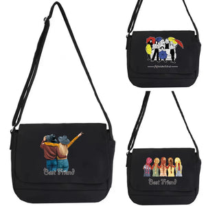 Canvas Messenger Travel Bag Women Shoulder Bags Crossbody Totes