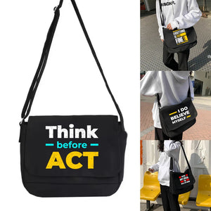 Canvas Messenger Travel Bag Youth Casual Storage Handbag Women Shoulder Bags