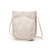 Canvas Messenger Bag Female Student Art Small Square Bag