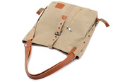 Canvas Multi-function Hand-held Single-shoulder Double-shoulder Female Bag