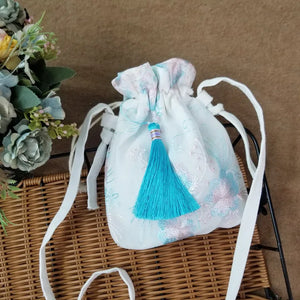 Ancient Style Hanfu Embroidery Crossbody Bag Mini Bag with Costume Cloth Purse
