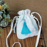 Ancient Style Hanfu Embroidery Crossbody Bag Mini Bag with Costume Cloth Purse