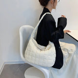 Canvas Nylon Crossbody Bag For Women Portable Casual Shoulder Messenger Bag