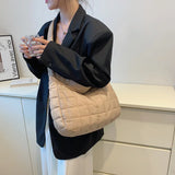 Canvas Nylon Crossbody Bag For Women Portable Casual Shoulder Messenger Bag