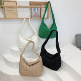 Canvas Nylon Crossbody Bag For Women Portable Casual Shoulder Messenger Bag