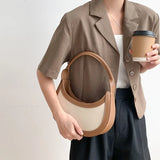 Canvas Patchwork Shoulder Side Bags For Women Winter Bag Ladies