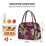 Canvas Portable Cooler Lunch Bag Thermal Insulated Multifunction Food Bags