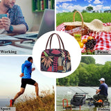 Canvas Portable Cooler Lunch Bag Thermal Insulated Multifunction Food Bags