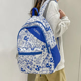 Girls Cartoon School Backpack for Teens 6-12 Yrs Waterproof Book Bag