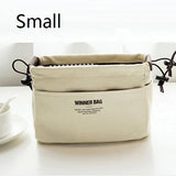 Canvas Purse Organizer Bag with Compartment Lightweight