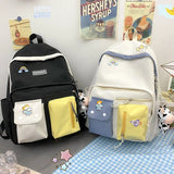 Canvas Schoolbags For Teenage Girls Children Shoulder Bags Female Backpack