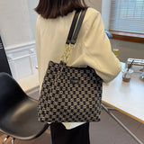 Woman Canvas Shopper Tote Bag Cotton Shoulder Bag
