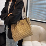 Woman Canvas Shopper Tote Bag Cotton Shoulder Bag