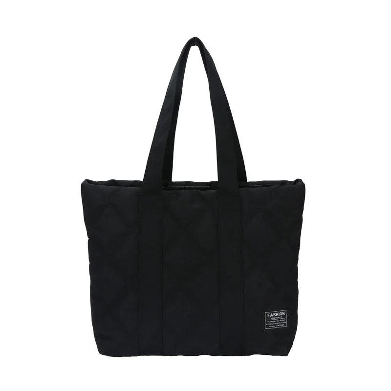 Canvas Shopper Shoulder Bag Soft Cotton Shopping Totes Handbag