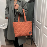 Canvas Shopper Shoulder Bag For Women Soft Cotton Shopping Totes Bag