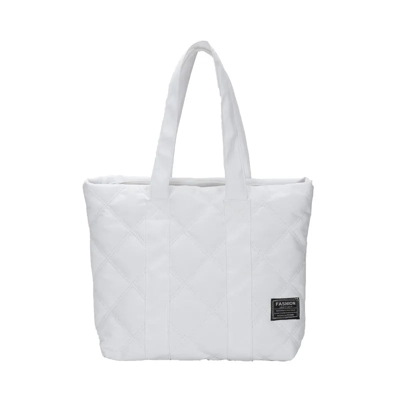 Canvas Shopper Shoulder Bag For Women Soft Cotton Shopping Totes Bag