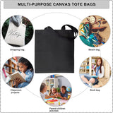 Daisy Print Tote Bag Eco Reusable Shopper Bag Canvas Shoulder Men Women