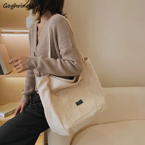 Canvas Shopping Bags Large Capacity Grocery Storage Package