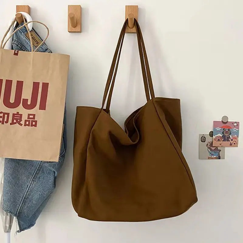 Large Capacity Women's Vintage Canvas Tote Bag